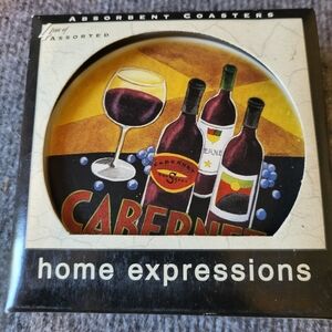 Home expressions Wine coasters new